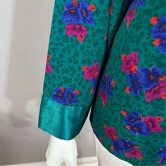 Vintage Gold Label Victoria's Secret Smoking Jacket/Pajama Top - S‎ - Picture 5 of 12